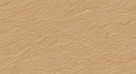 Leinwandbilder - Textured brown paper surface with natural fiber strands background
