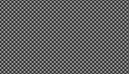 Poster - Seamless geometric pattern with dark gray ovals creating a modern and stylish background, ideal for design projects