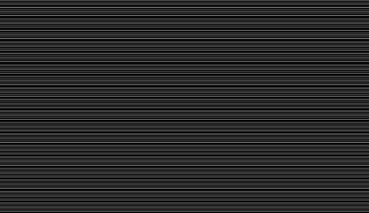 Poster - Horizontal black lines forming minimalist striped graphic pattern