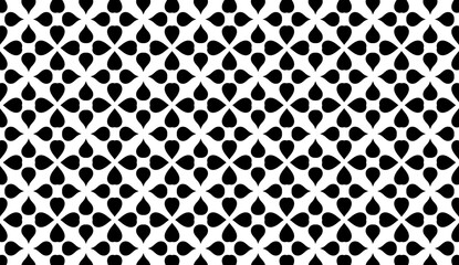 Poster - Repeating teardrop geometric pattern generating optical illusion, ideal for graphic backgrounds, textile printing, decorative surfaces