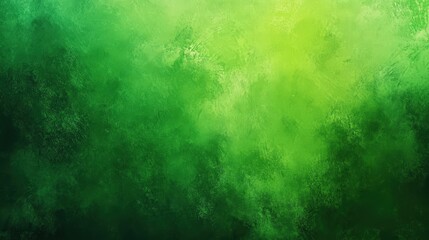 Poster - A bold green gradient background transitioning smoothly from dark pine green to a vibrant shamrock green.