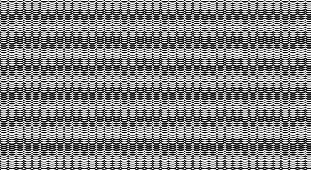 Poster - Seamless wavy lines pattern creating an optical illusion effect, perfect for backgrounds and decorative purposes