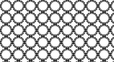 Poster - Geometric pattern generating mesmerizing visual rhythm, suitable for backgrounds, fabrics, and design