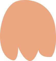 Fototapete - Abstract Doodle Shape Element, Minimal decoration, Hand drawn vector illustration	