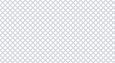 Poster - Geometric diamond cross pattern repeating across white surface, blending modern design for textile, packaging, interior decor applications