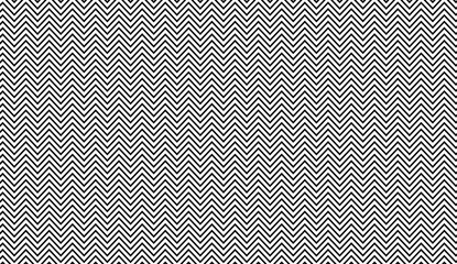 Poster - Geometric zigzag pattern repeating with smooth continuity, creating dynamic visual texture