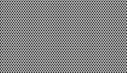 Poster - Geometric grid pattern featuring white four pointed stars repeating across black background, perfect for design and decoration projects