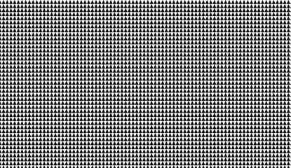 Poster - Seamless geometric pattern creating an optical illusion with black triangles on white background