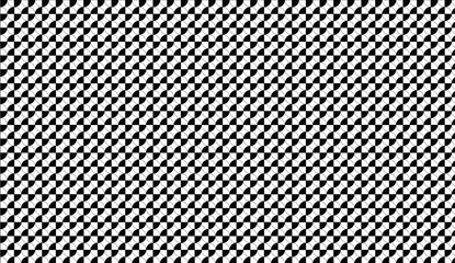 Poster - Mesmerizing monochrome geometric pattern generating optical illusion effect