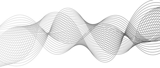 Wall Mural - modern wave abstract background vector background with curved shapes. geometric design used for para