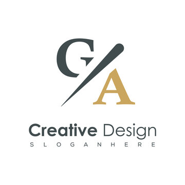 initial monogram logo with creative design.