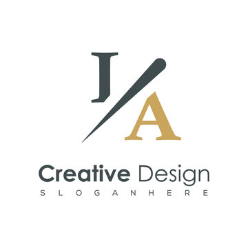 initial monogram logo with creative design.