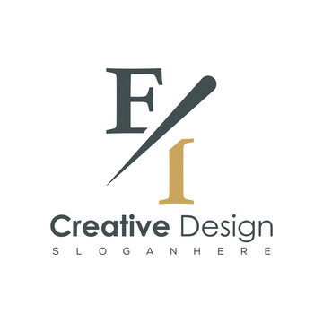 initial monogram logo with creative design.