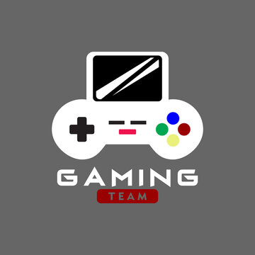 Joypad Logo And Gaming Text, Joypad vector illustration, perfect for logo, icon, team, etc.