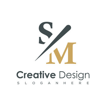 initial monogram logo with creative design.
