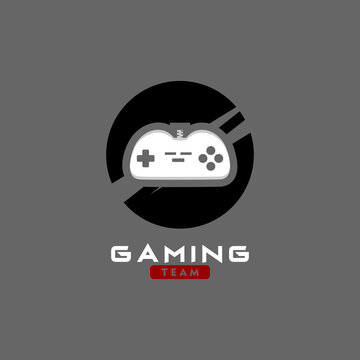 Joypad Logo And Gaming Text, Joypad vector illustration, perfect for logo, icon, team, etc.