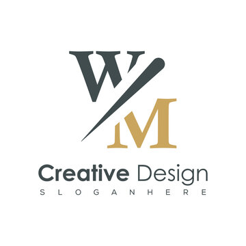 initial monogram logo with creative design.