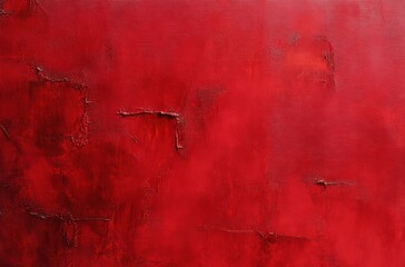 Aufkleber - Red textured abstract background with vintage elegant painting style for holiday design