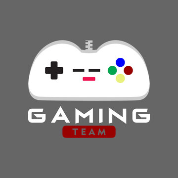 Joypad Logo And Gaming Text, Joypad vector illustration, perfect for logo, icon, team, etc.