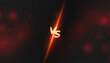 © starlineart - shiny versus vs screen banner with glowing light effect