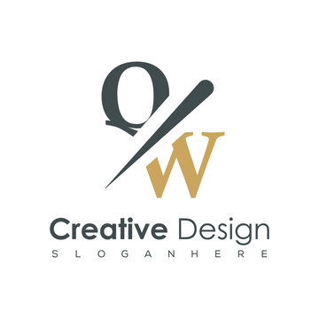 initial monogram logo with creative design.	
