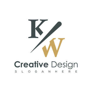 initial monogram logo with creative design.	

