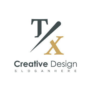 initial monogram logo with creative design.	
