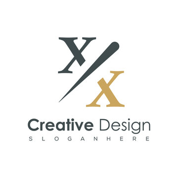 initial monogram logo with creative design.	
