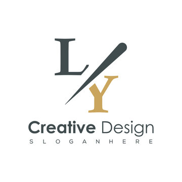 initial monogram logo with creative design.	
