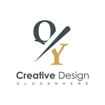 initial monogram logo with creative design.	
