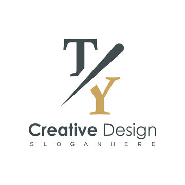 initial monogram logo with creative design.	
