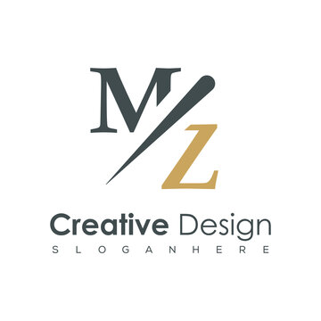 initial monogram logo with creative design.	
