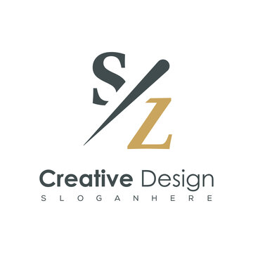 initial monogram logo with creative design.	
