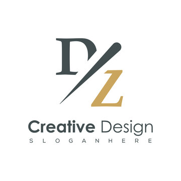 initial monogram logo with creative design.	
