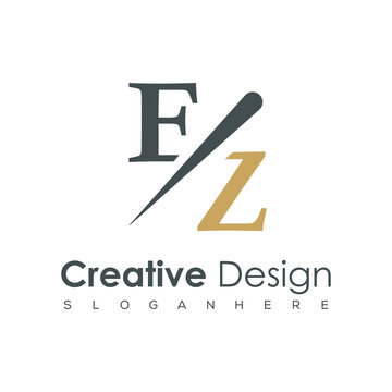 initial monogram logo with creative design.	
