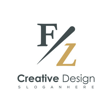 initial monogram logo with creative design.	
