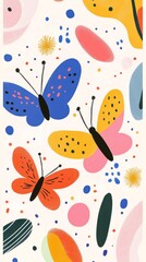 Poster - Abstract Geometric Watercolor Splash, Vibrant Circles and Shapes, Modern Art Design, Creative Background
