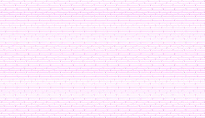 Poster - Delicate pink stripes and stylized floral motifs creating a seamless pattern