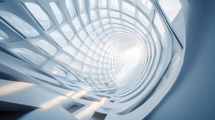 Aufkleber - Modern, abstract architectural interior