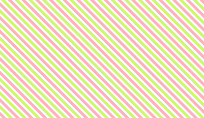 Poster - Pink and light green diagonal stripes creating seamless pattern background