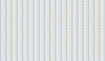 Poster - Pastel colored striped pattern creating a textured background