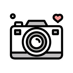 Leinwandbilder - Camera Icon Representing Fashion Photography and Professional Imaging