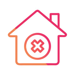 Poster - Smart Home with Gear Icon Representing Home System Automation and Configuration