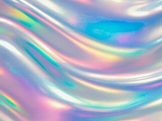 Poster - swirling abstract background with soft pastel colors creating a dreamlike illusion of movement and l
