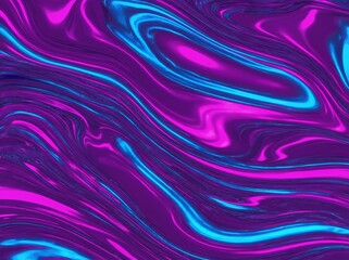 Poster - Vibrant swirling abstract background with shades of purple and blue