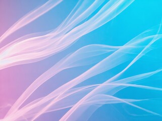 Poster - colorful abstract background featuring flowing lines and gradients of pink and blue tones for creati