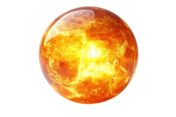 fiery inferno a blazing hot planet s surface intensely bright detailed texture vibrant orange on tra