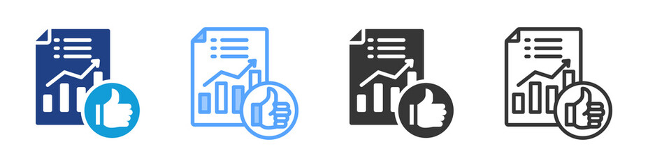 Poster - Gaap icon set multiple style collection