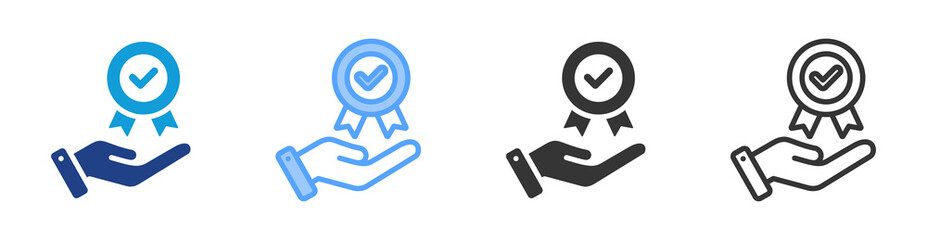 Poster - Quality icon set multiple style collection