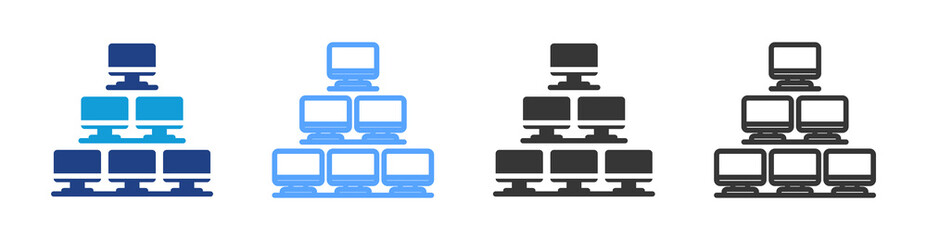 Aufkleber - Room icon set multiple style collection